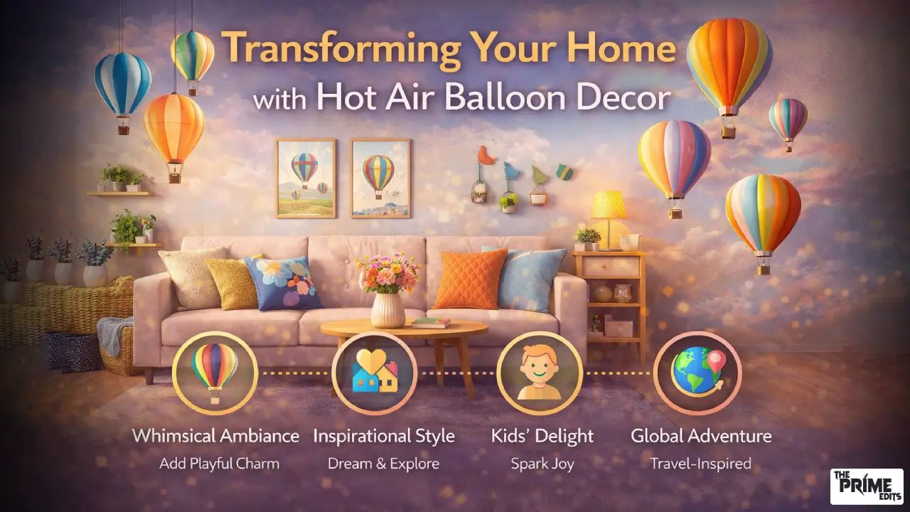 hot air balloon home decor